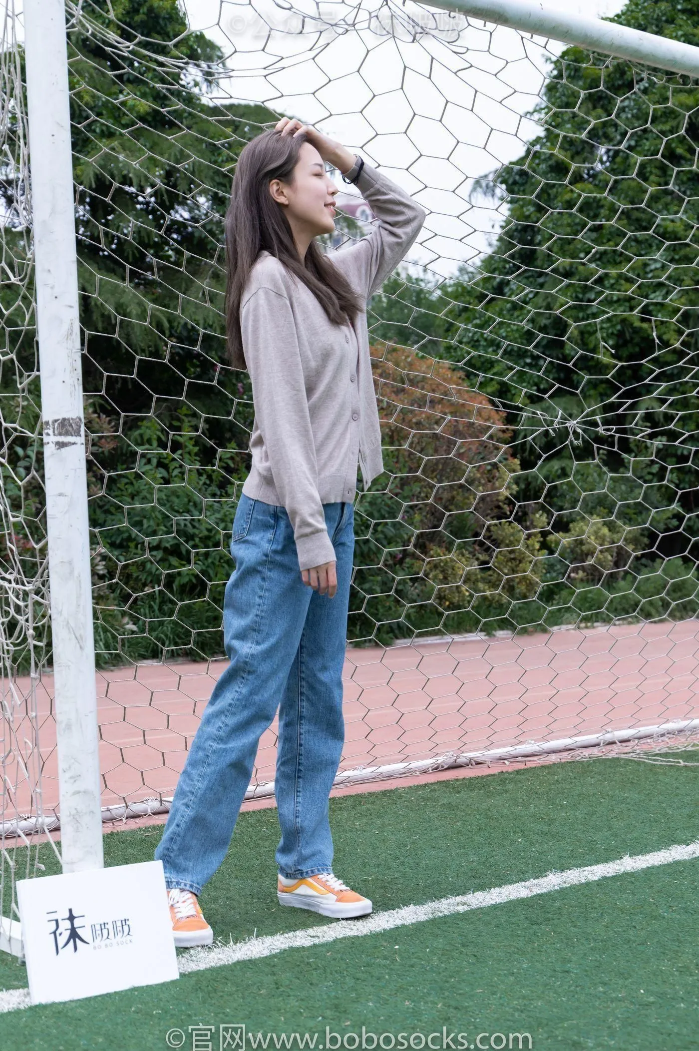 [BoBoSocks袜啵啵]NO.004 泡芙-vans帆布鞋、白棉袜、裸足 [127P]插图7